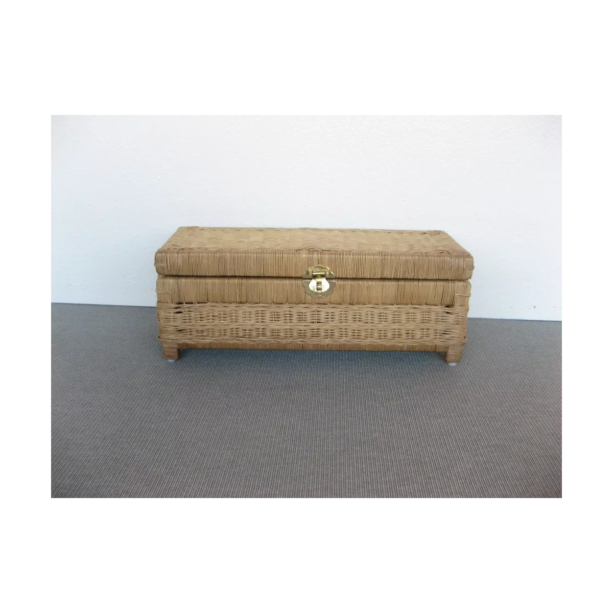 Coffre Rotin Torres Noisette  67x24