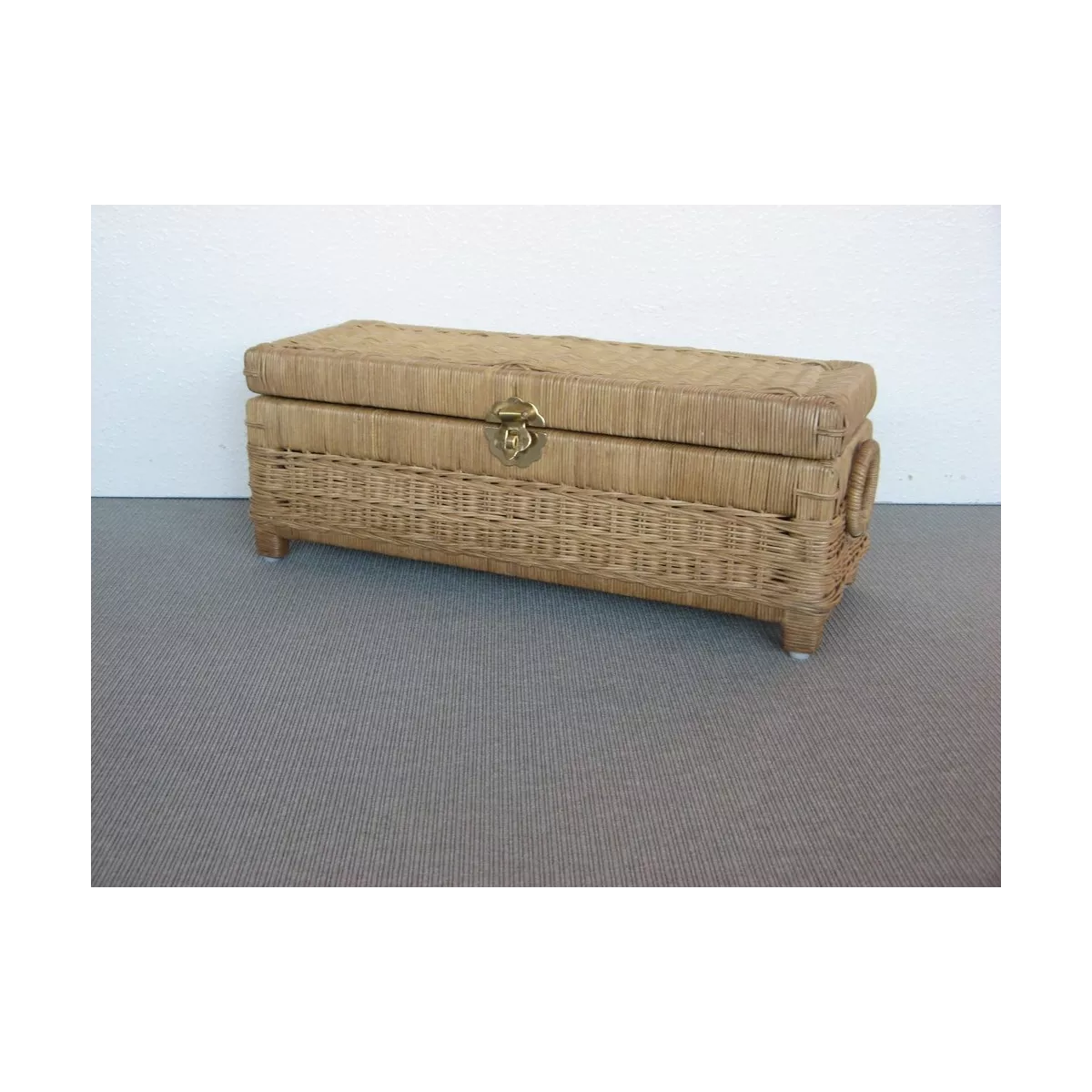 Coffre Rotin Torres Noisette  67x24