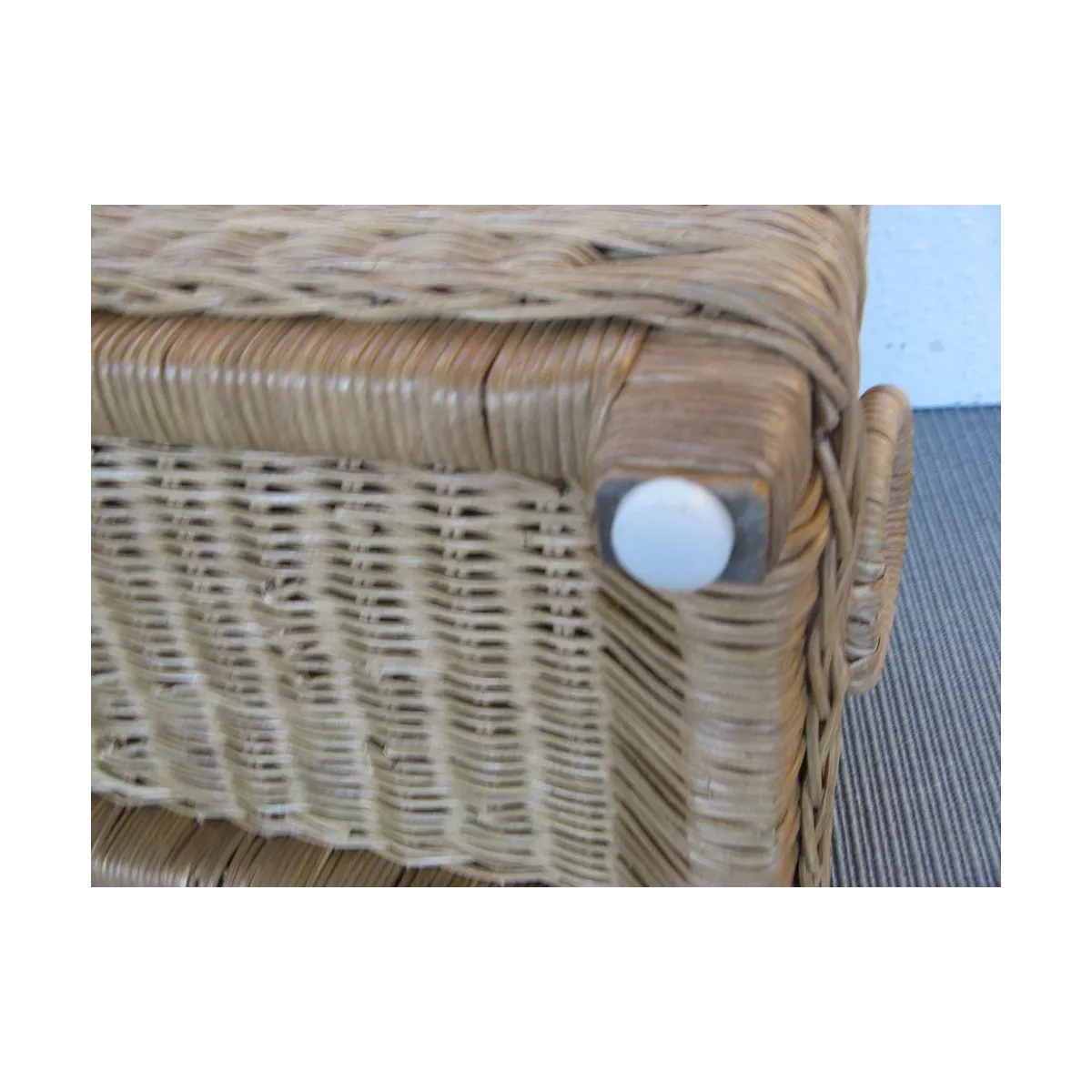 Coffre Rotin Torres Noisette  67x24