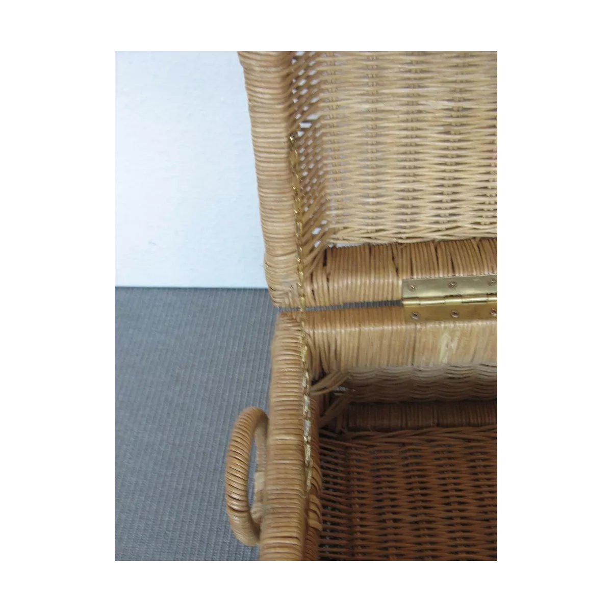 Coffre Rotin Torres Noisette  67x24