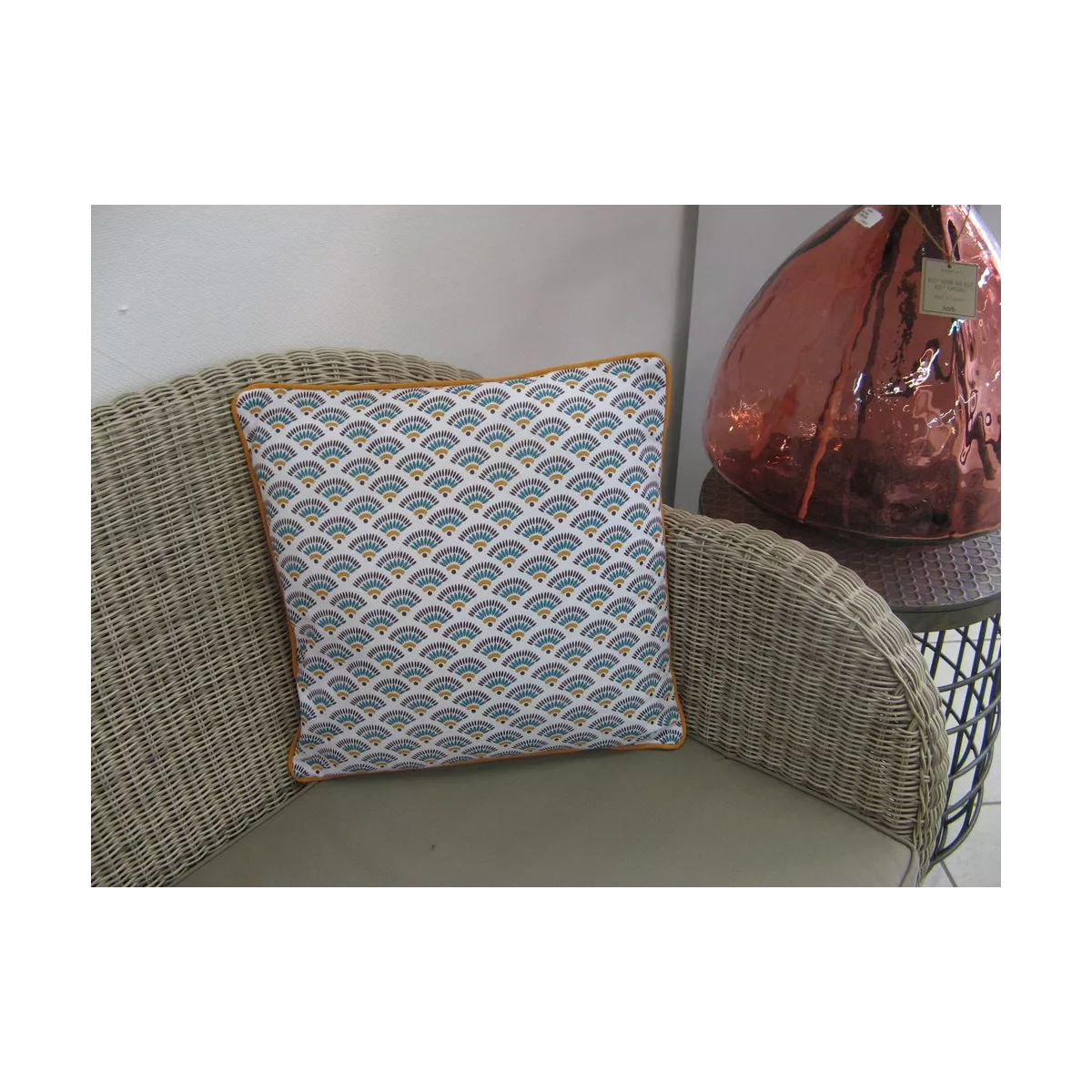 Coussin Wax Blanc