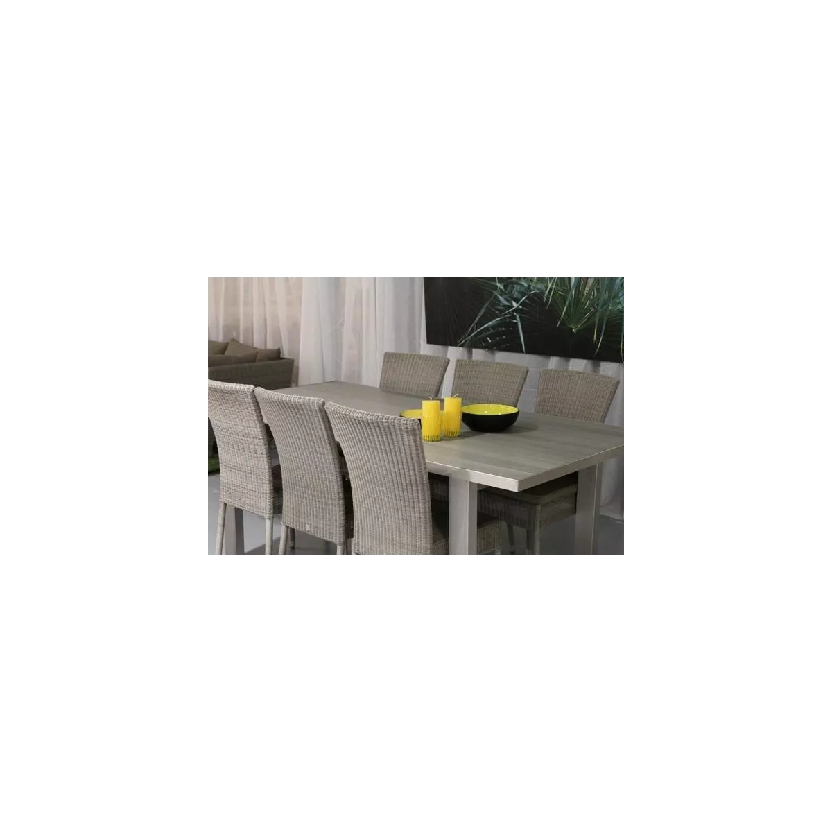 Chaise isabelle Résine Gris