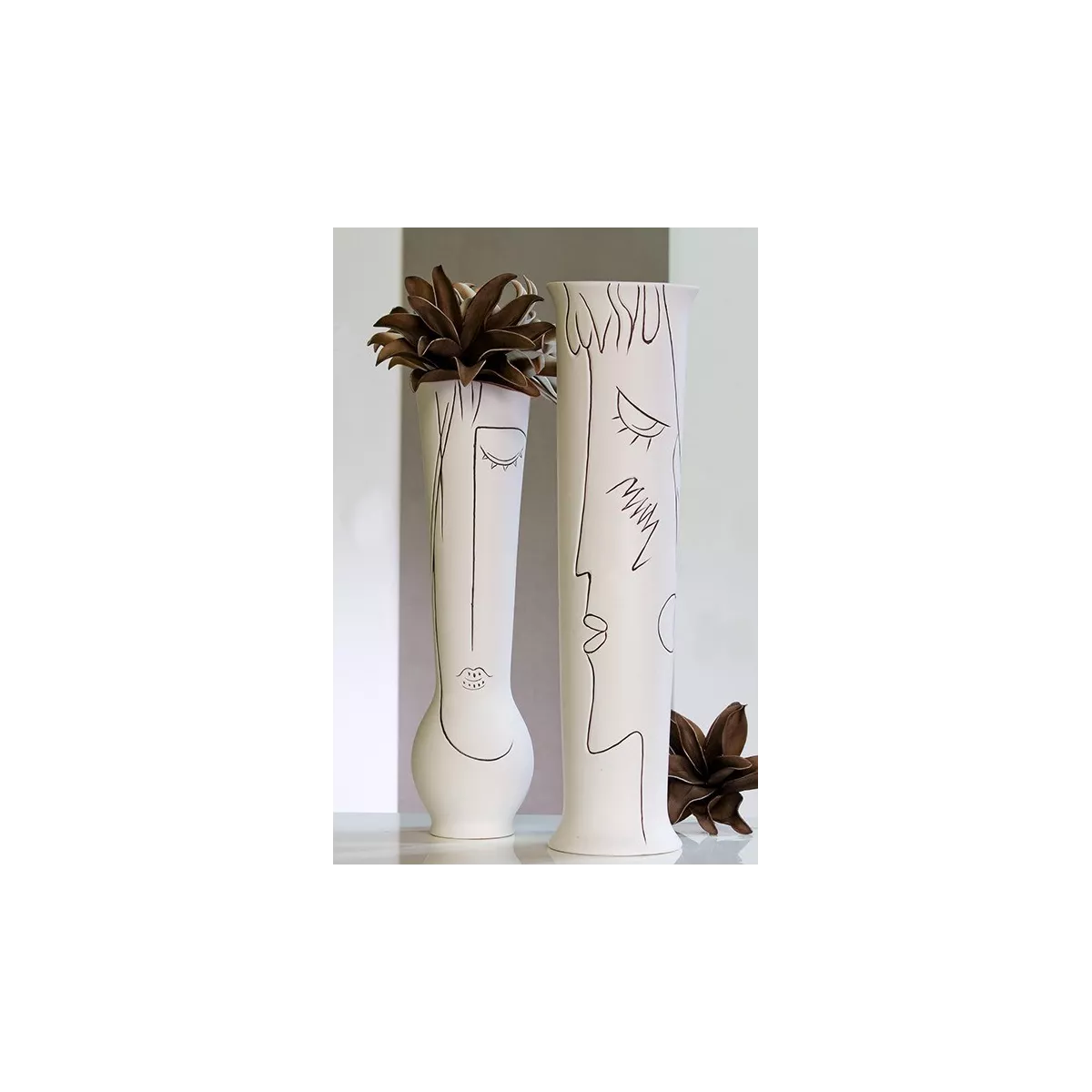 Vase Visage Femme 60 cm
