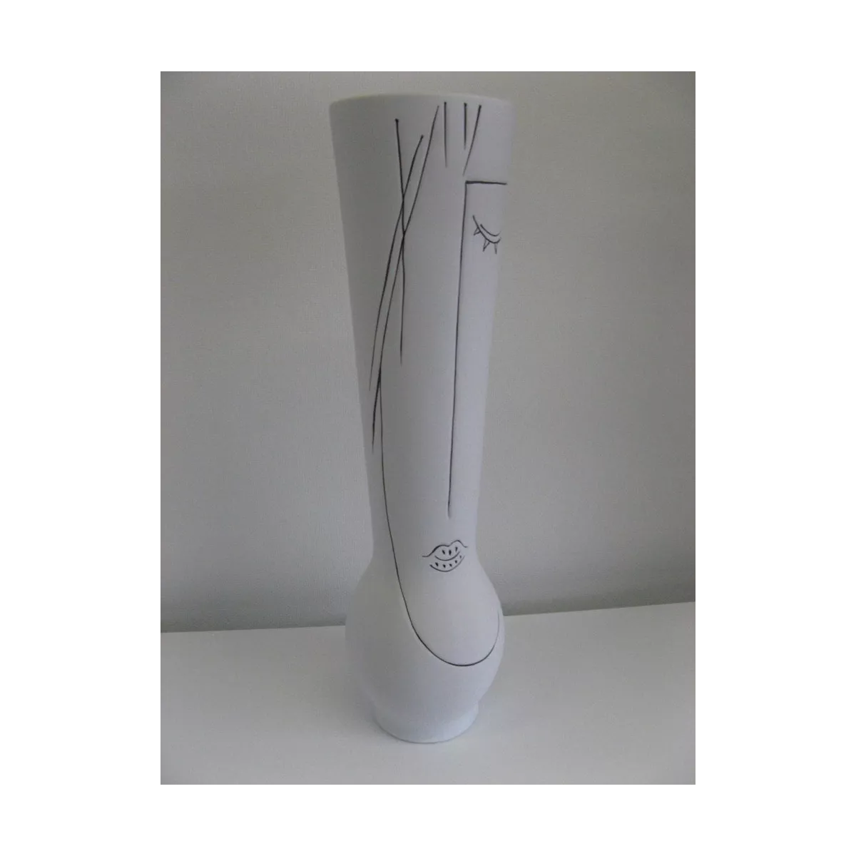 Vase Visage Femme 60 cm