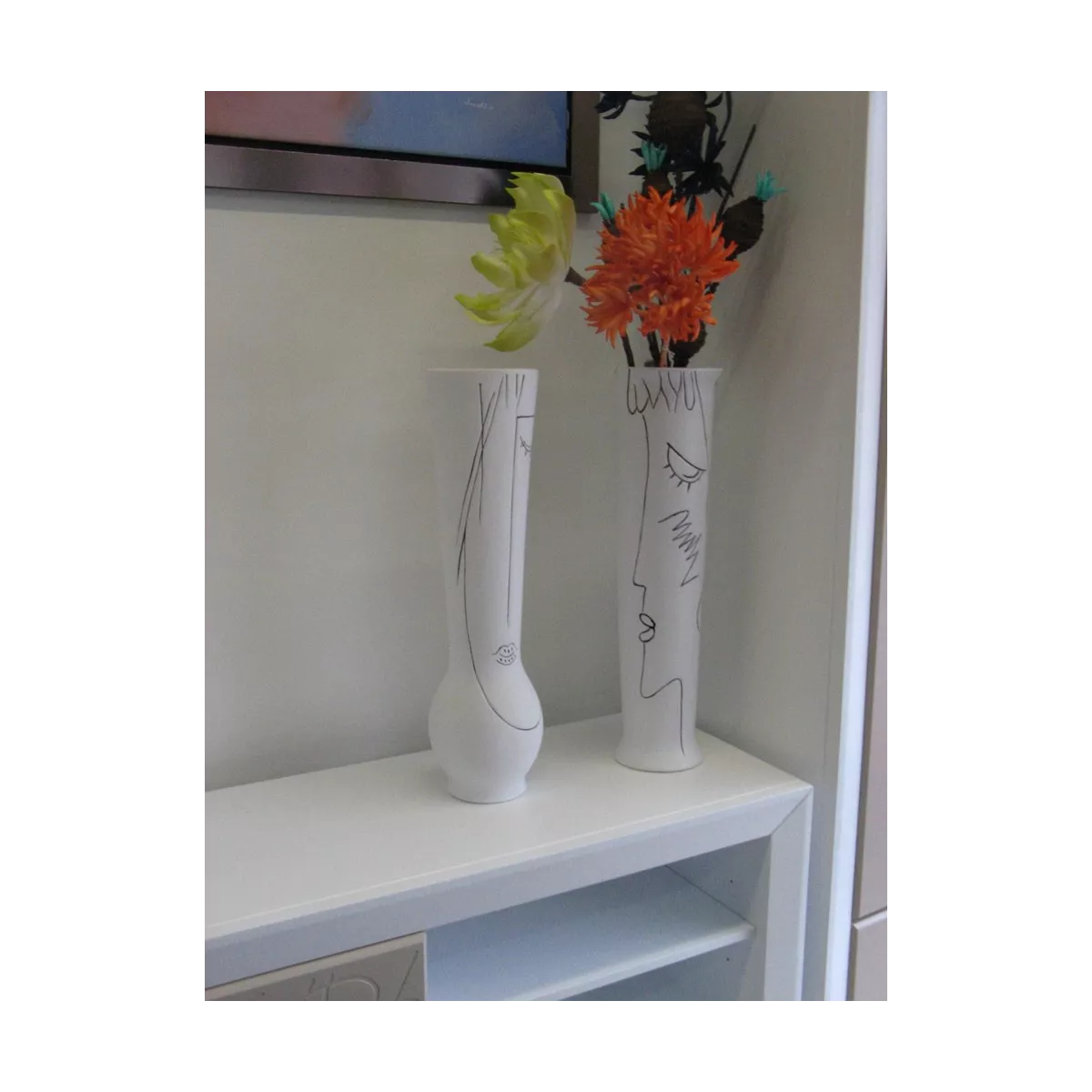 Vase Visage Homme 60 cm