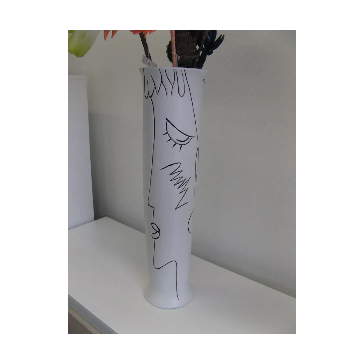 Vase Visage Homme 60 cm