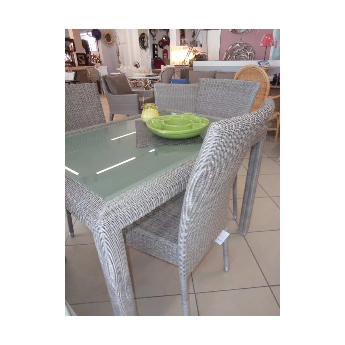 Chaise isabelle Résine Gris