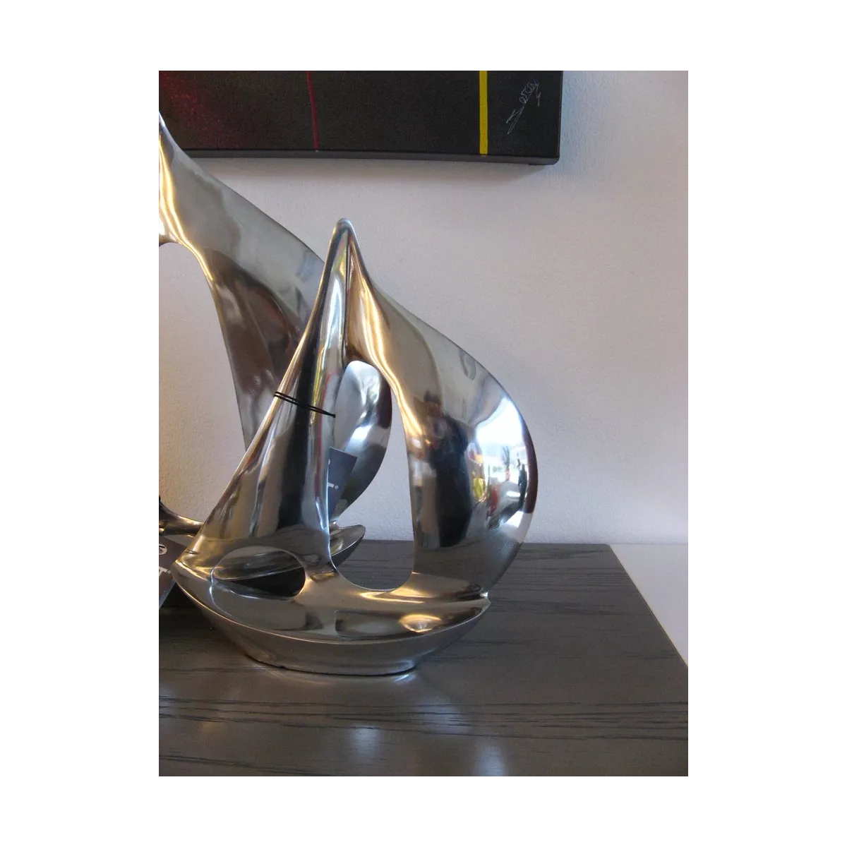 Sculpture Bateau Alu 35 cm