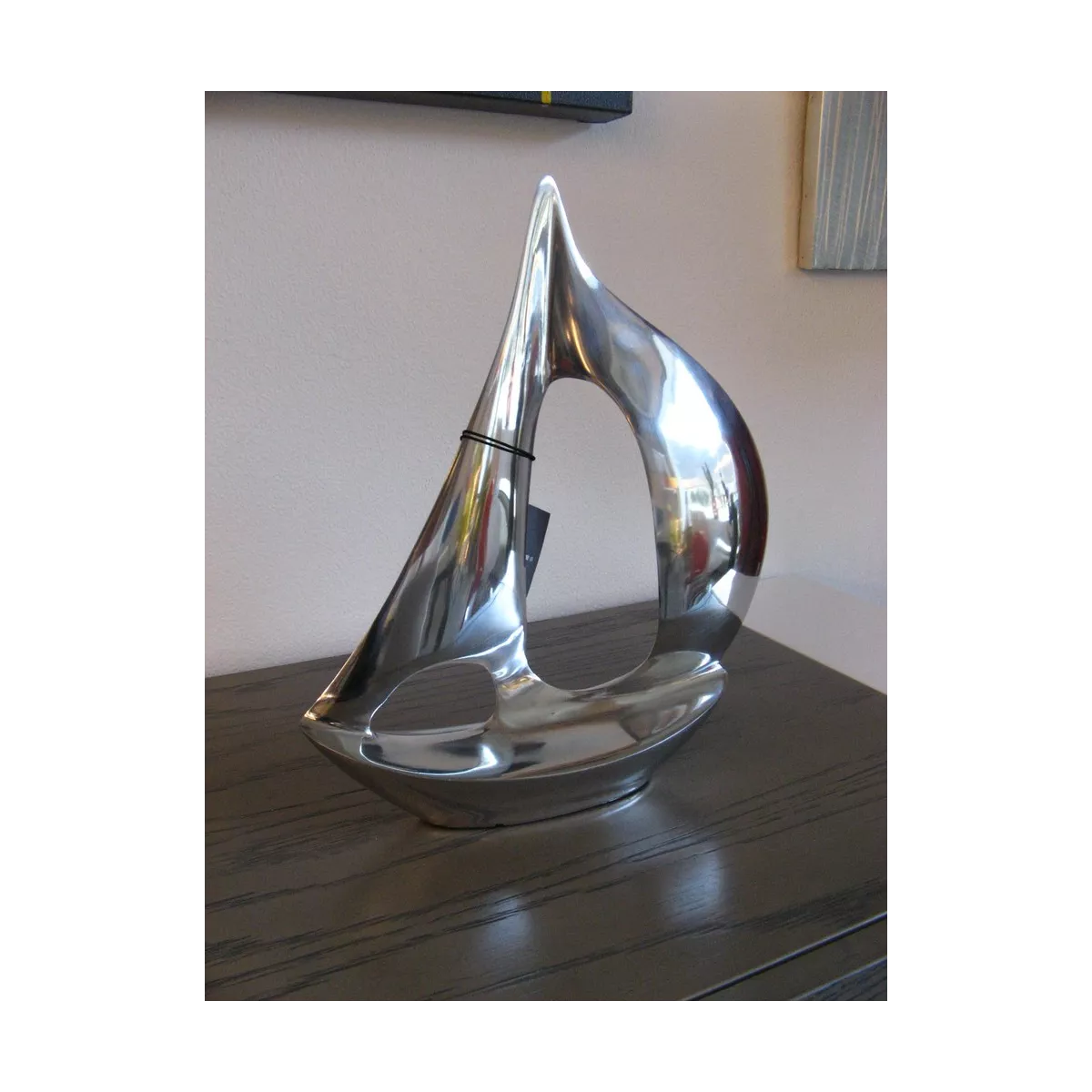 Sculpture Bateau Alu 35 cm