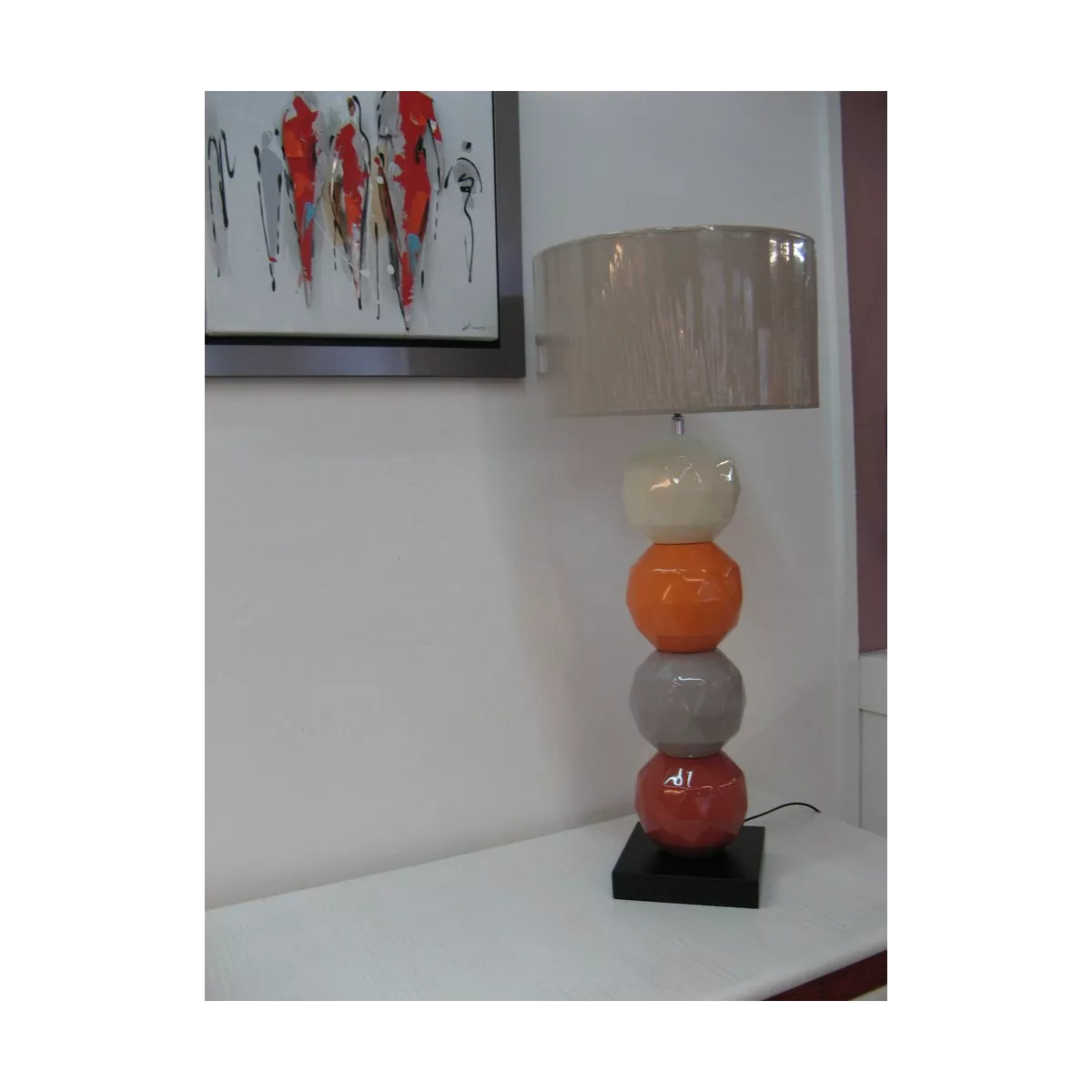 Lampe Origami Orange