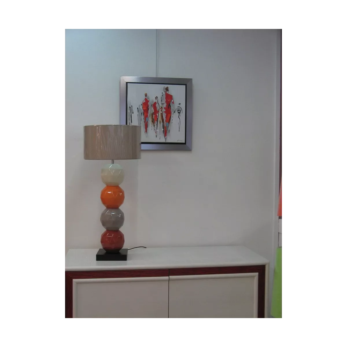 Lampe Origami Orange
