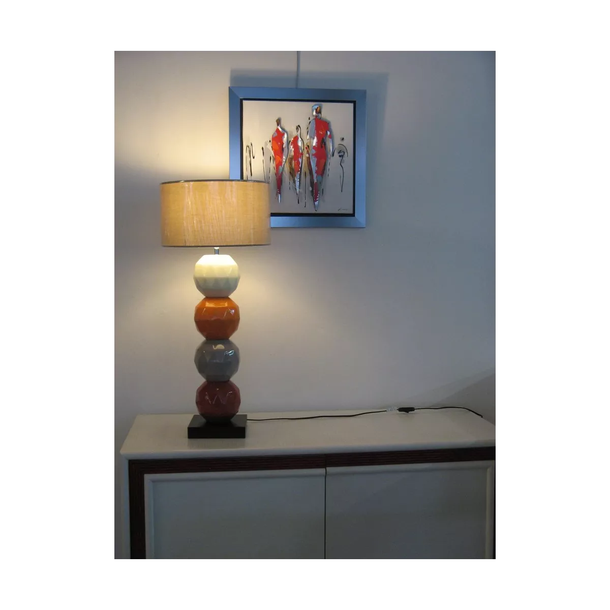 Lampe Origami Orange