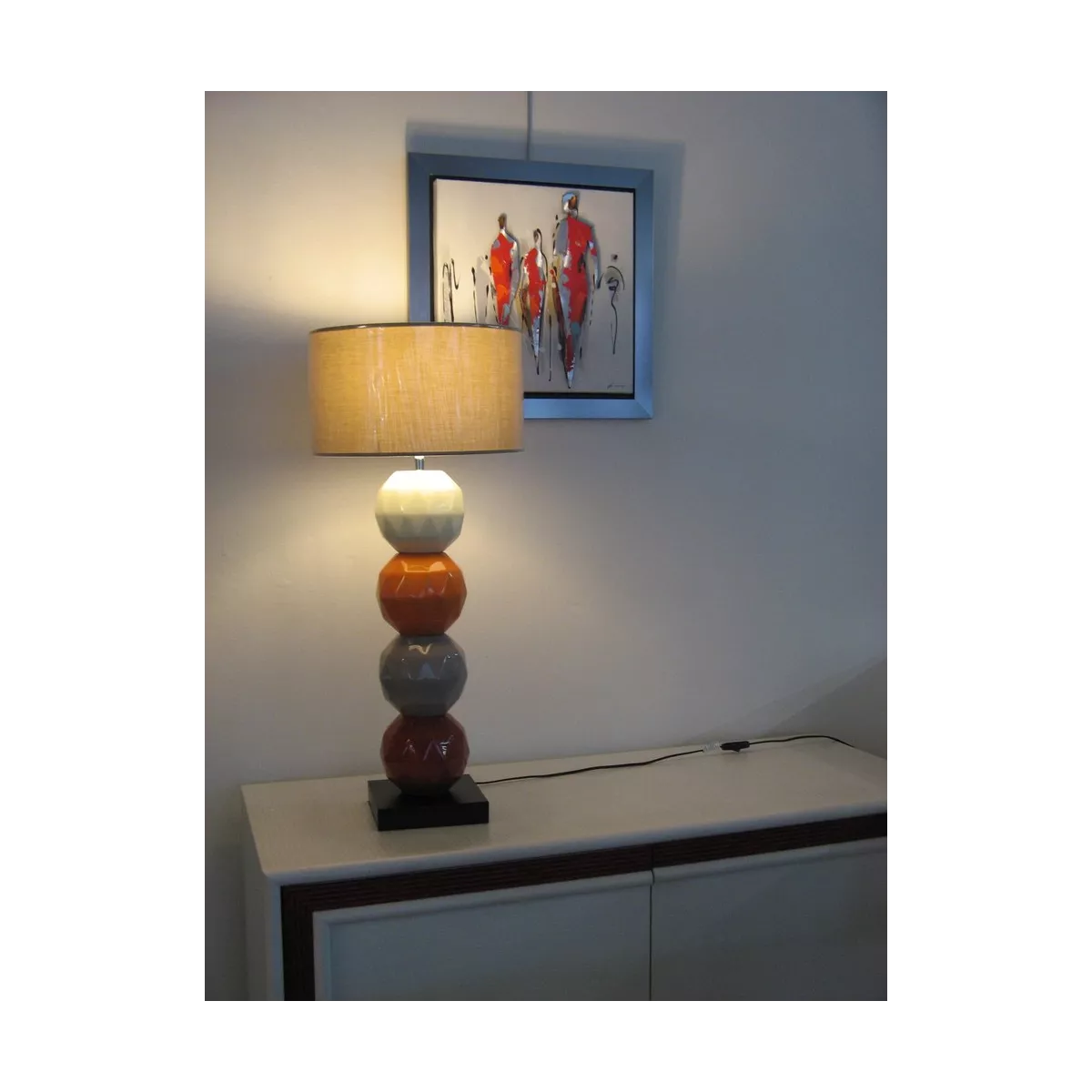 Lampe Origami Orange