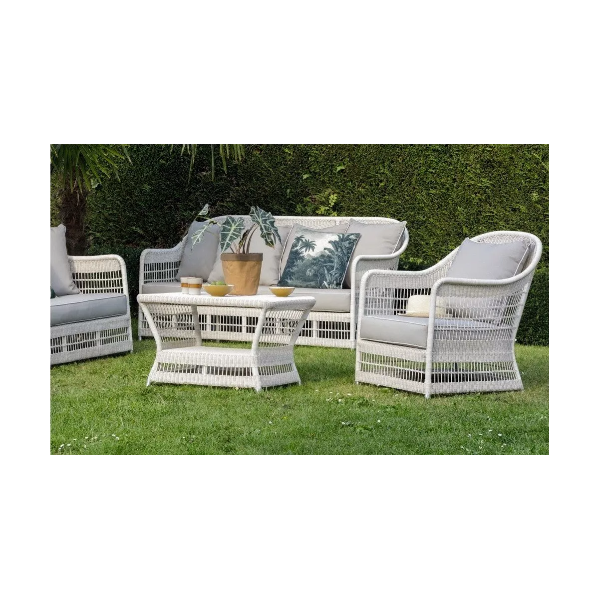 Fauteuil Résine Biarritz Crème