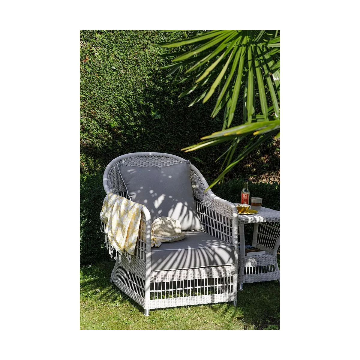 Fauteuil Résine Biarritz Crème