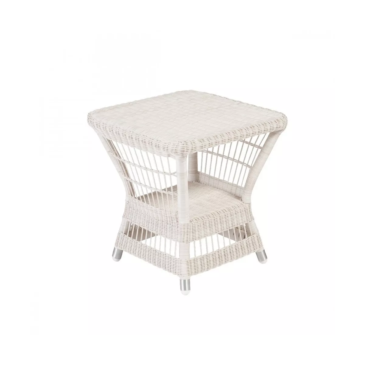 Table basse Résine Biarritz Crème 46x46