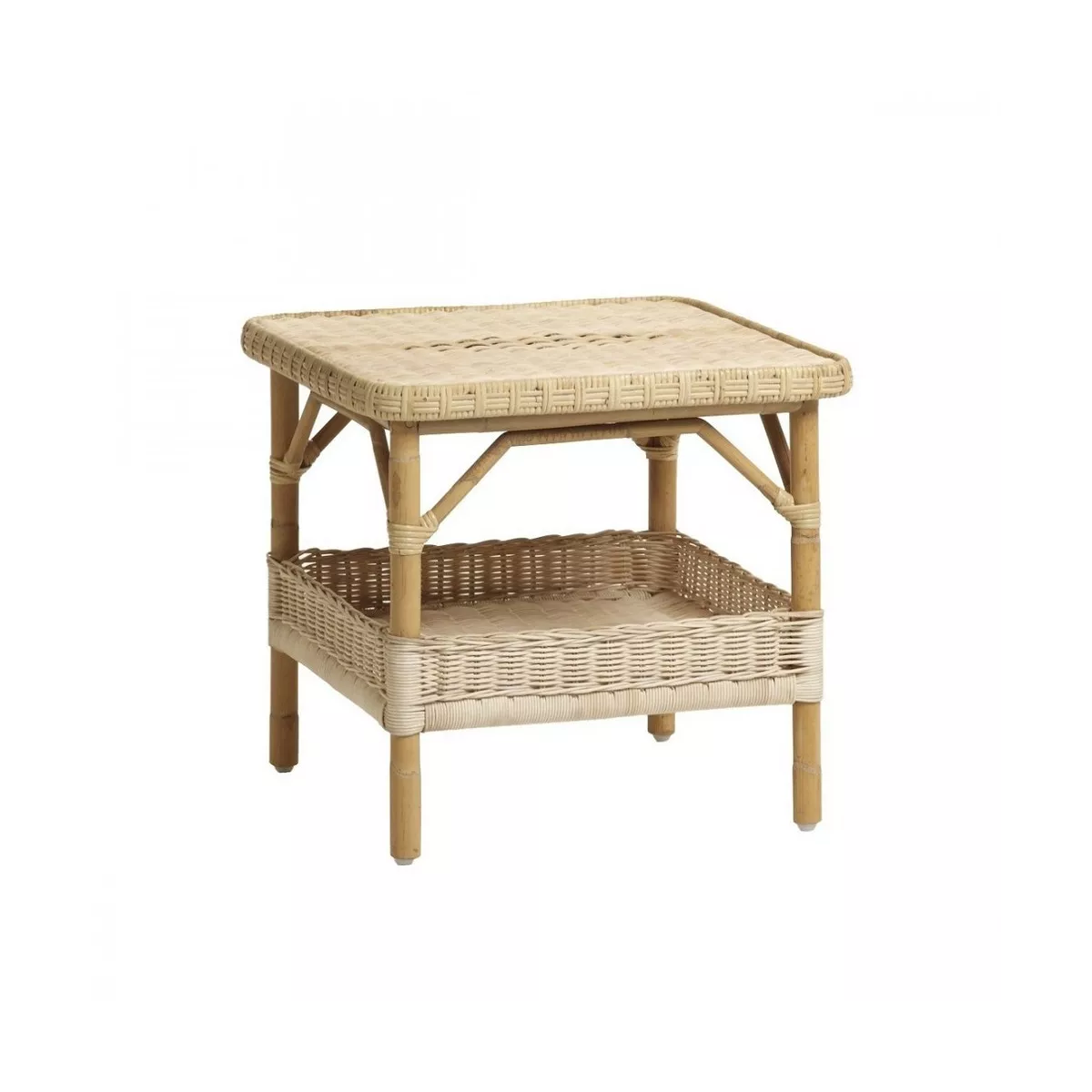 Table Basse Carrée Nantucket Rotin naturel