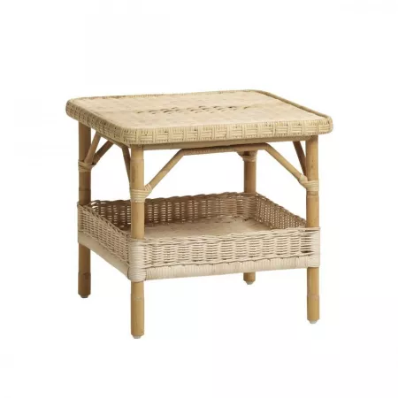 Table Basse Carrée Nantuket Rotin naturel