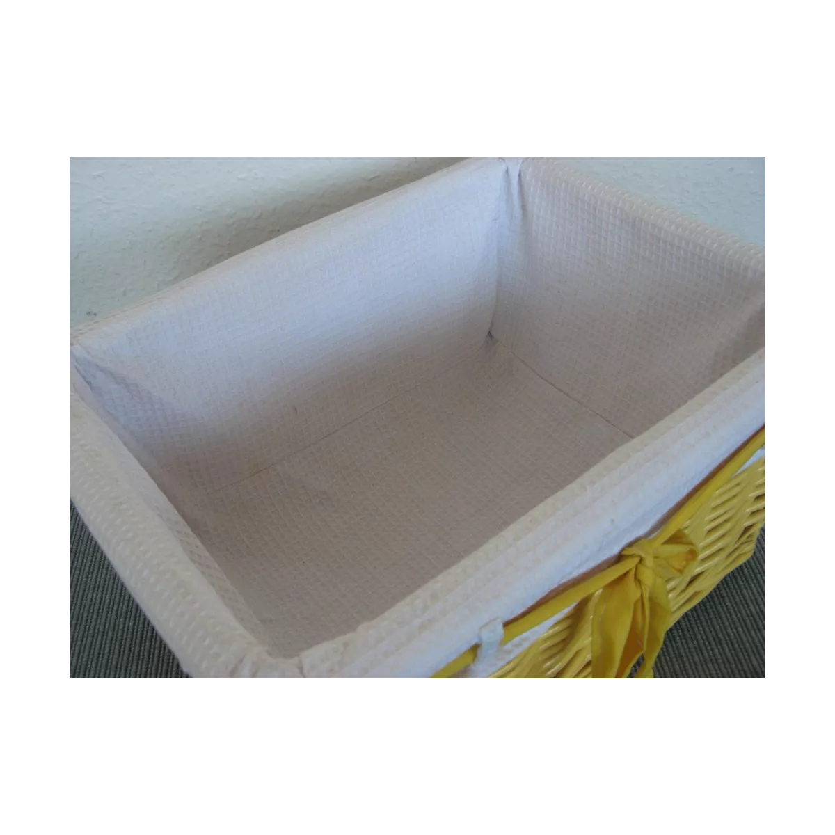 Casier OsierTeinté Jaune 38x28