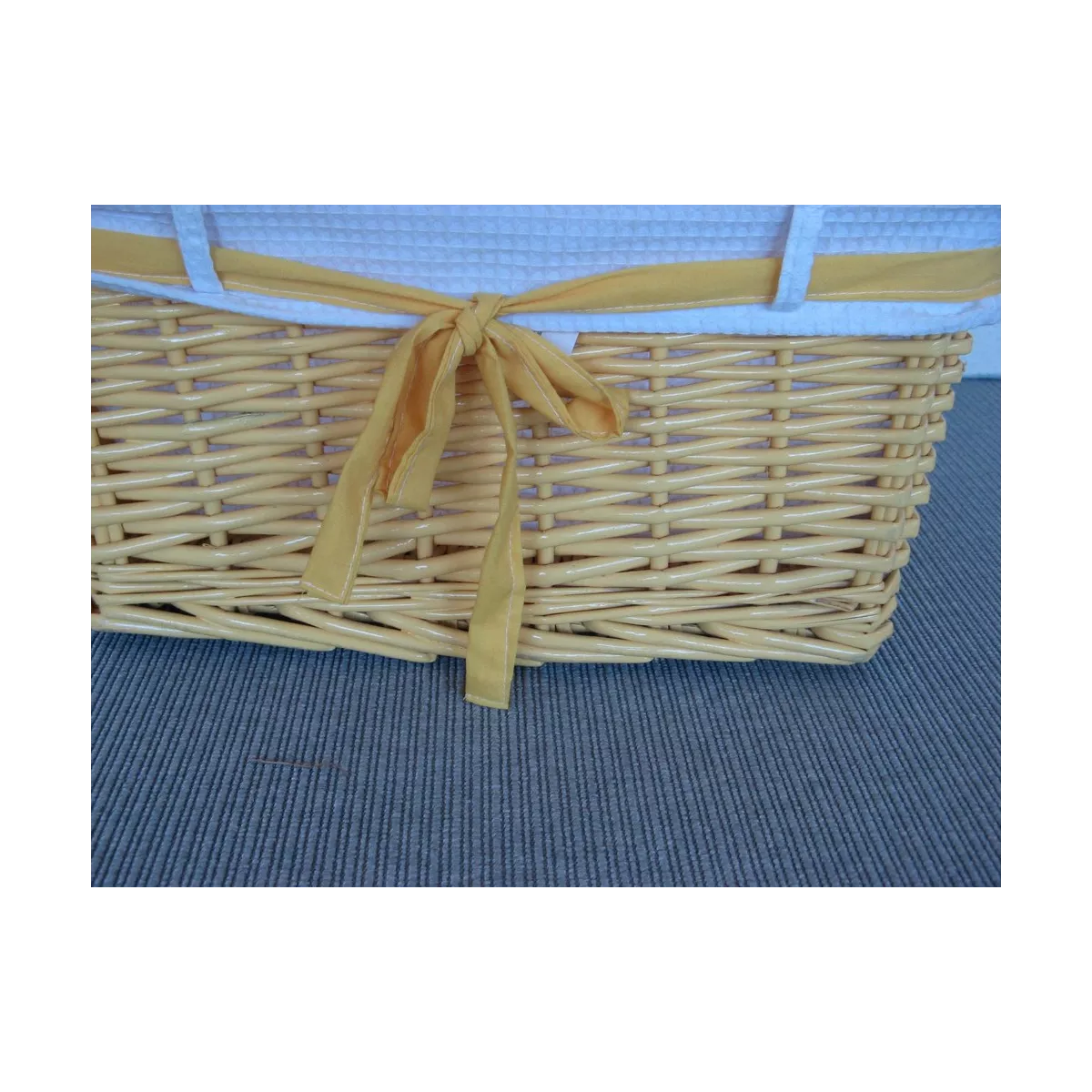 Casier OsierTeinté Jaune 38x28