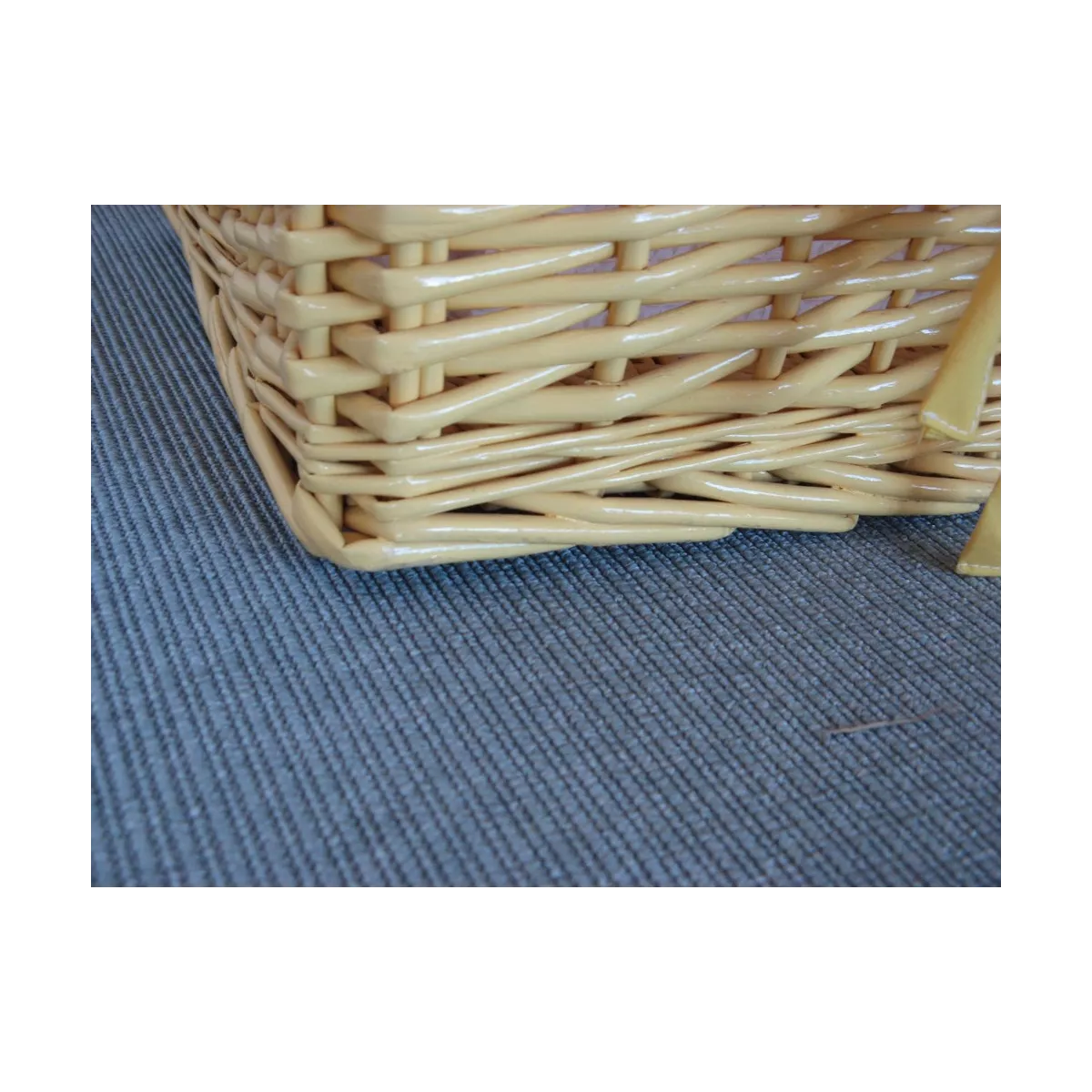 Casier OsierTeinté Jaune 38x28