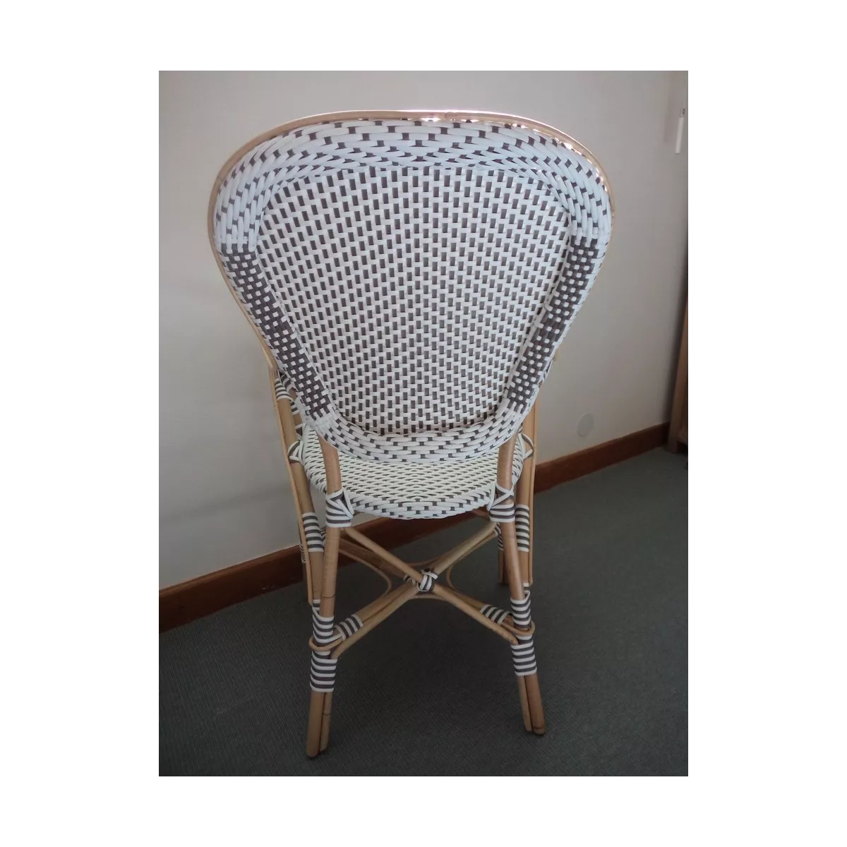 Chaise Rotin Isabelle Blanc