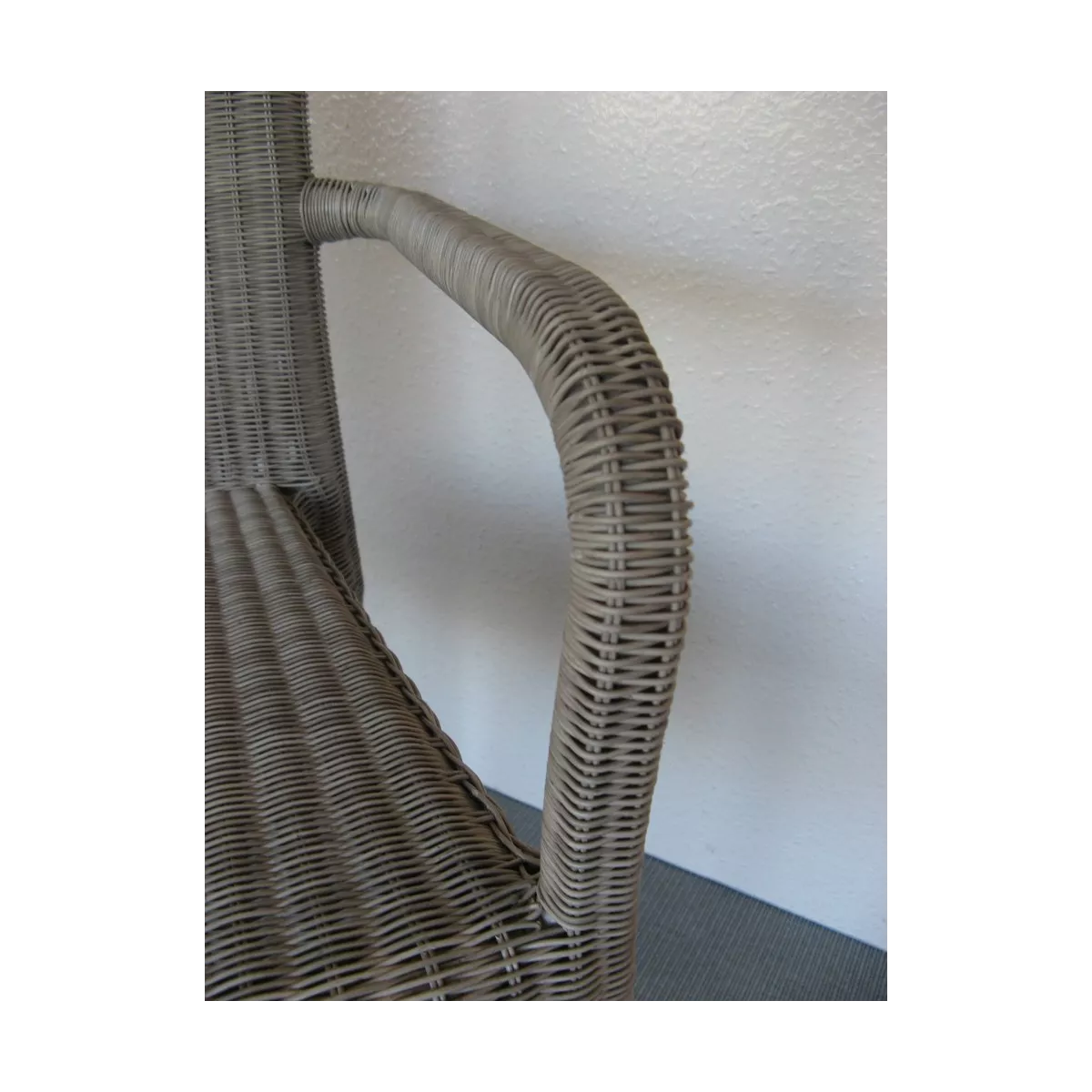 Fauteuil Repas isabelle Résine Gris