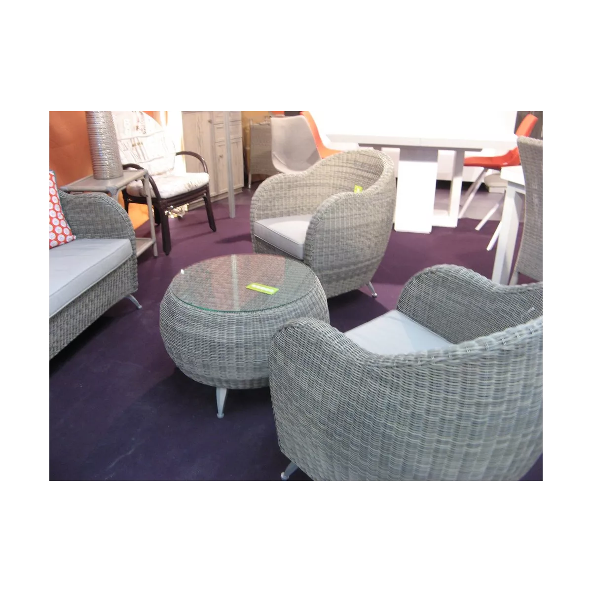 Table Basse Résine Moski Gris