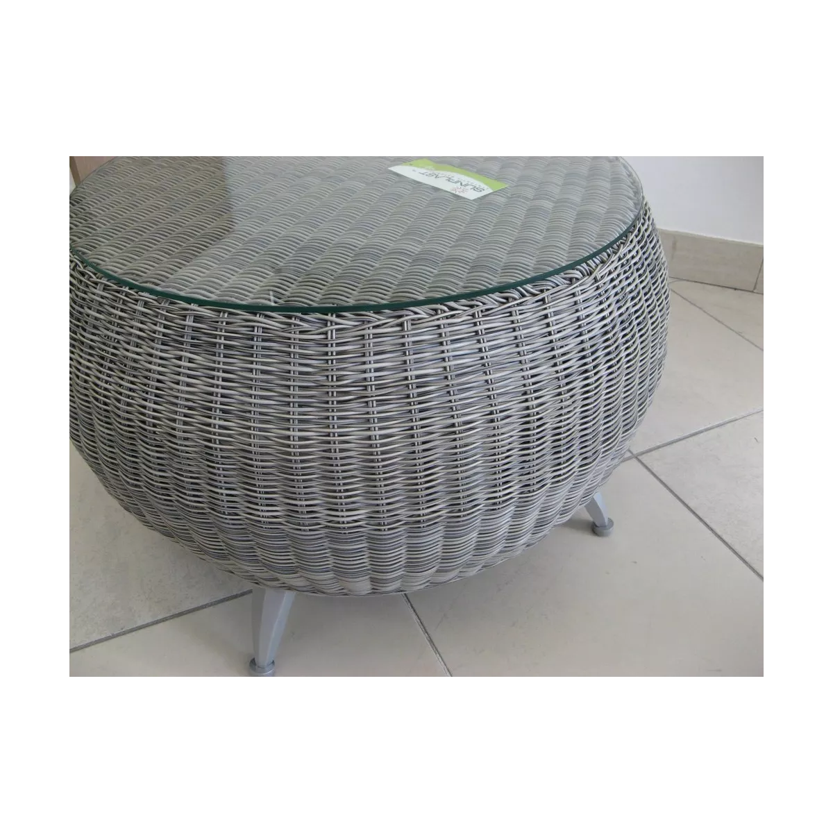 Table Basse Résine Moski Gris