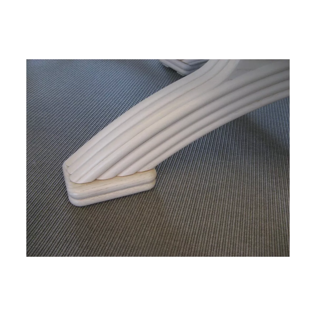 Ensemble Table Nui Ovale + 4 chaises Zante Blanc
