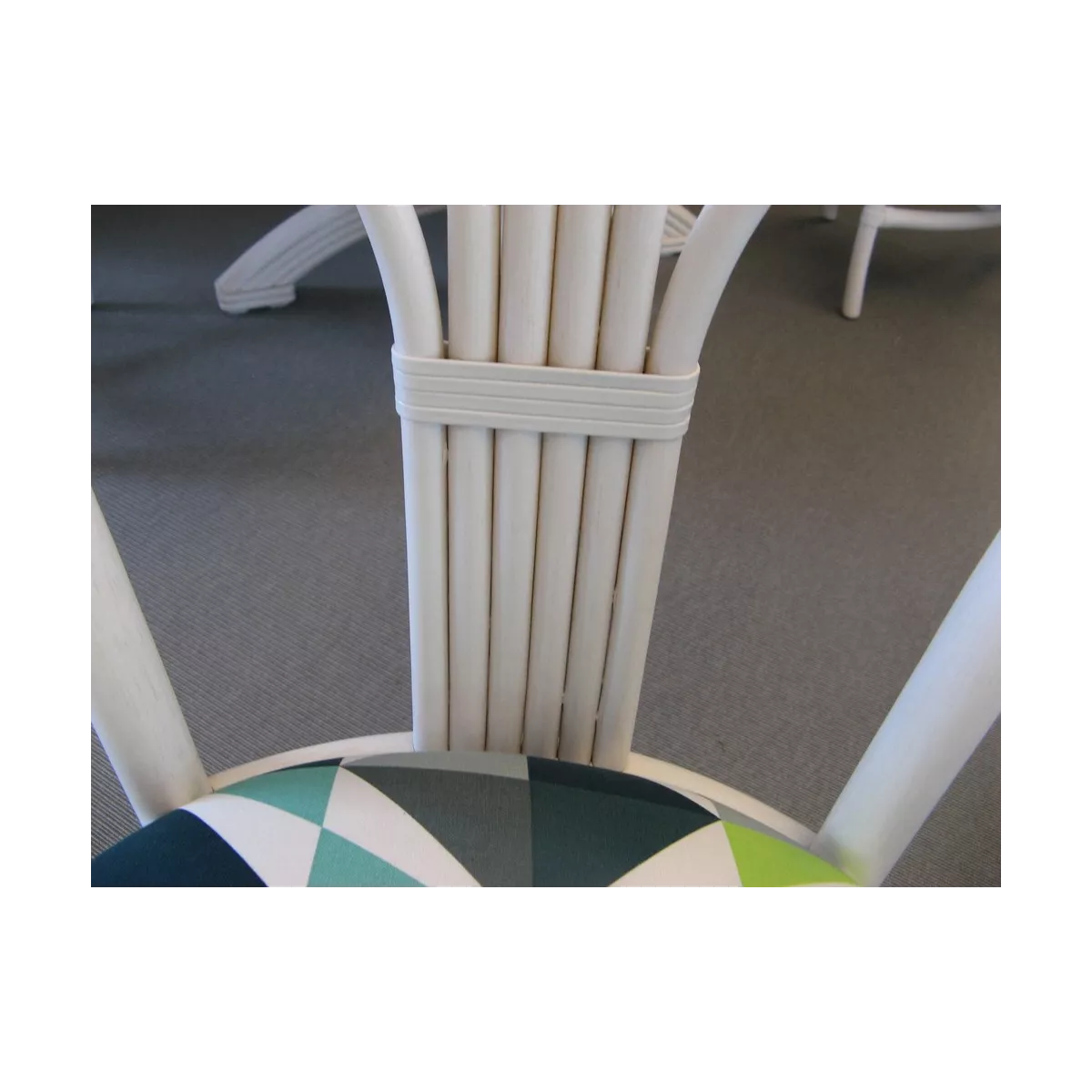 Ensemble Table Nui Ovale + 4 chaises Zante Blanc