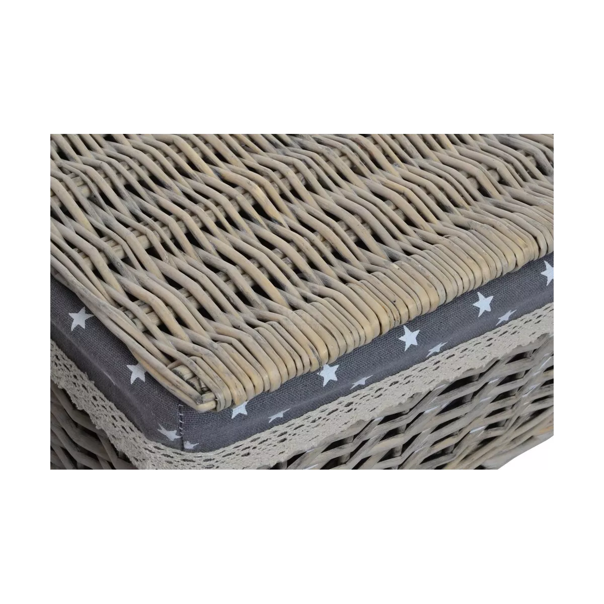 Corbeille Star avec couvercle 36x27
