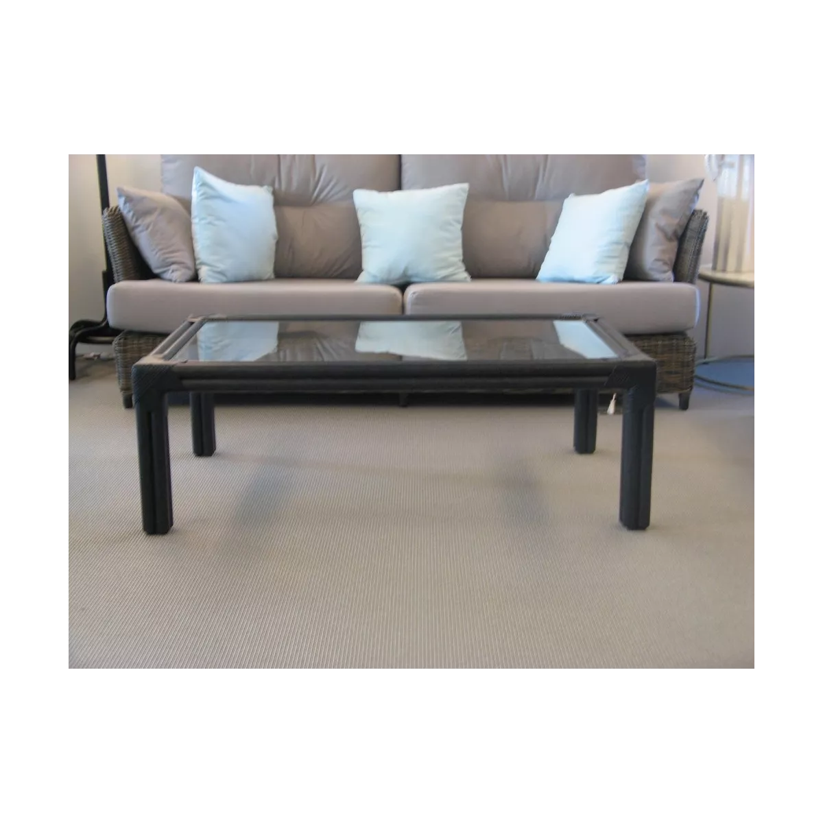 Table Basse Madrid Rectangulaire Noire