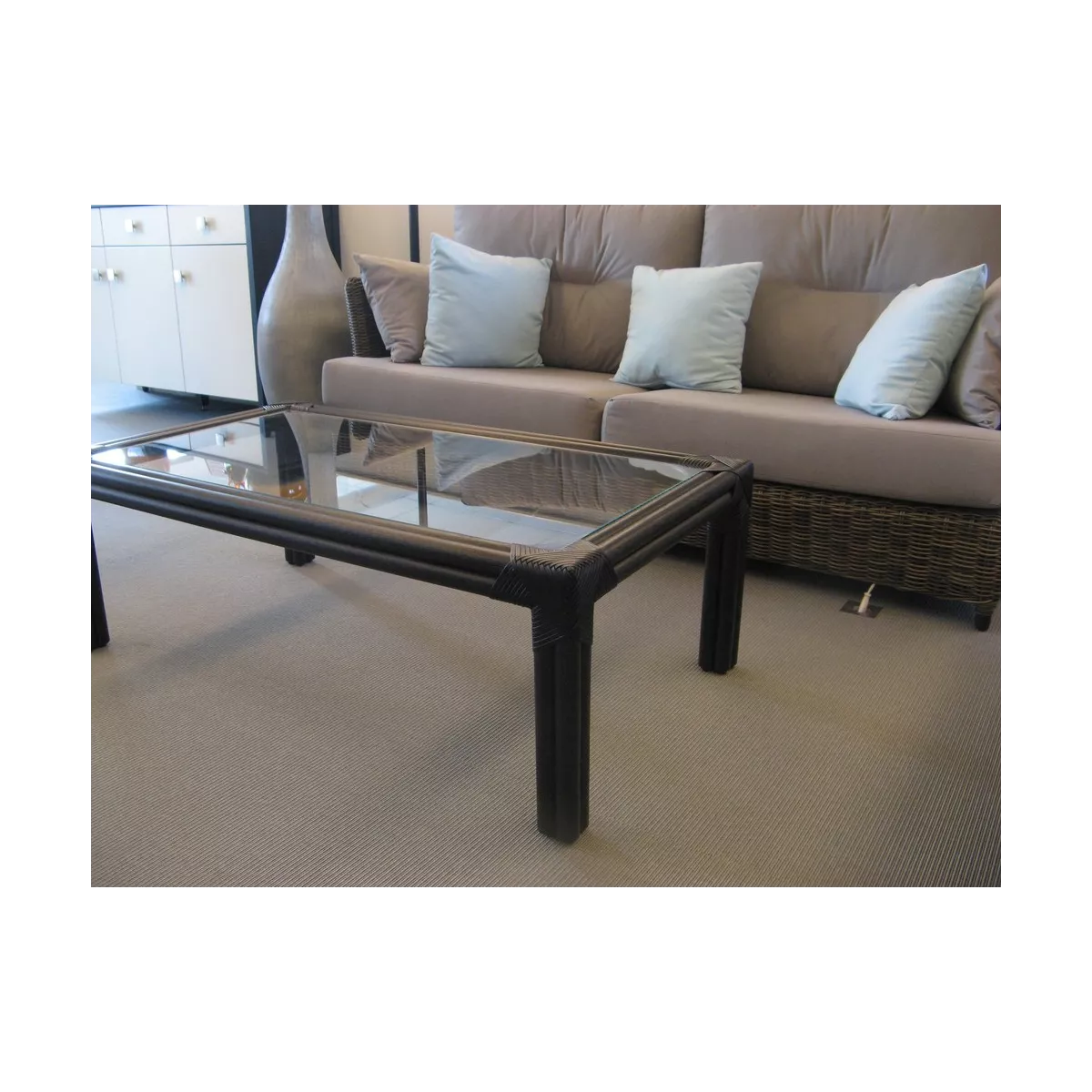 Table Basse Madrid Rectangulaire Noire