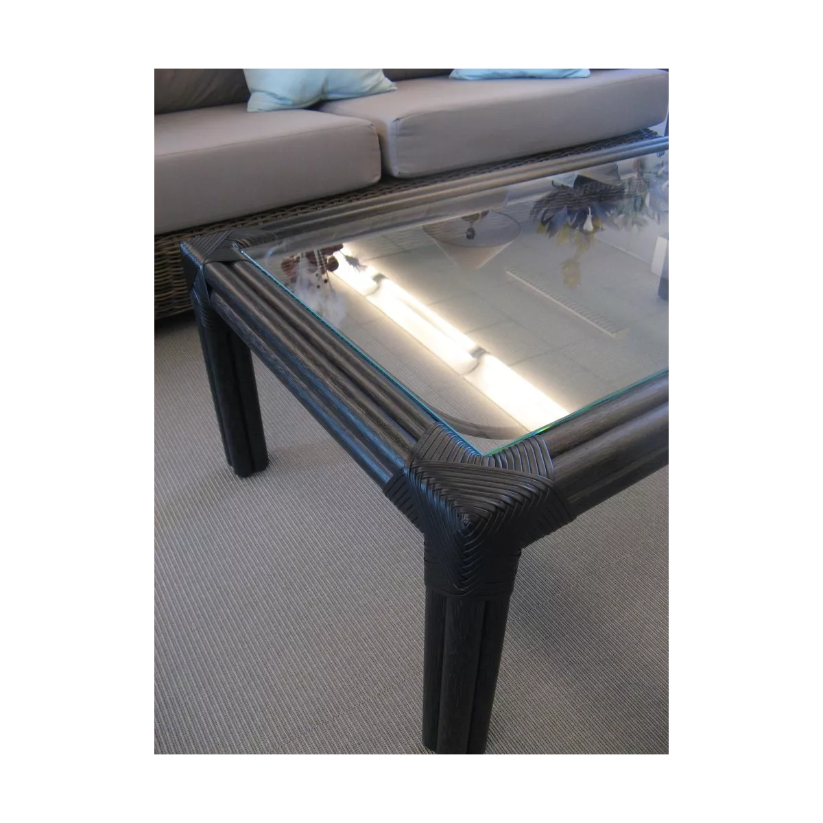 Table Basse Madrid Rectangulaire Noire