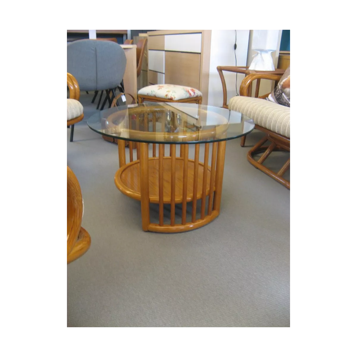 Table Basse Denvers Ronde Cannelle