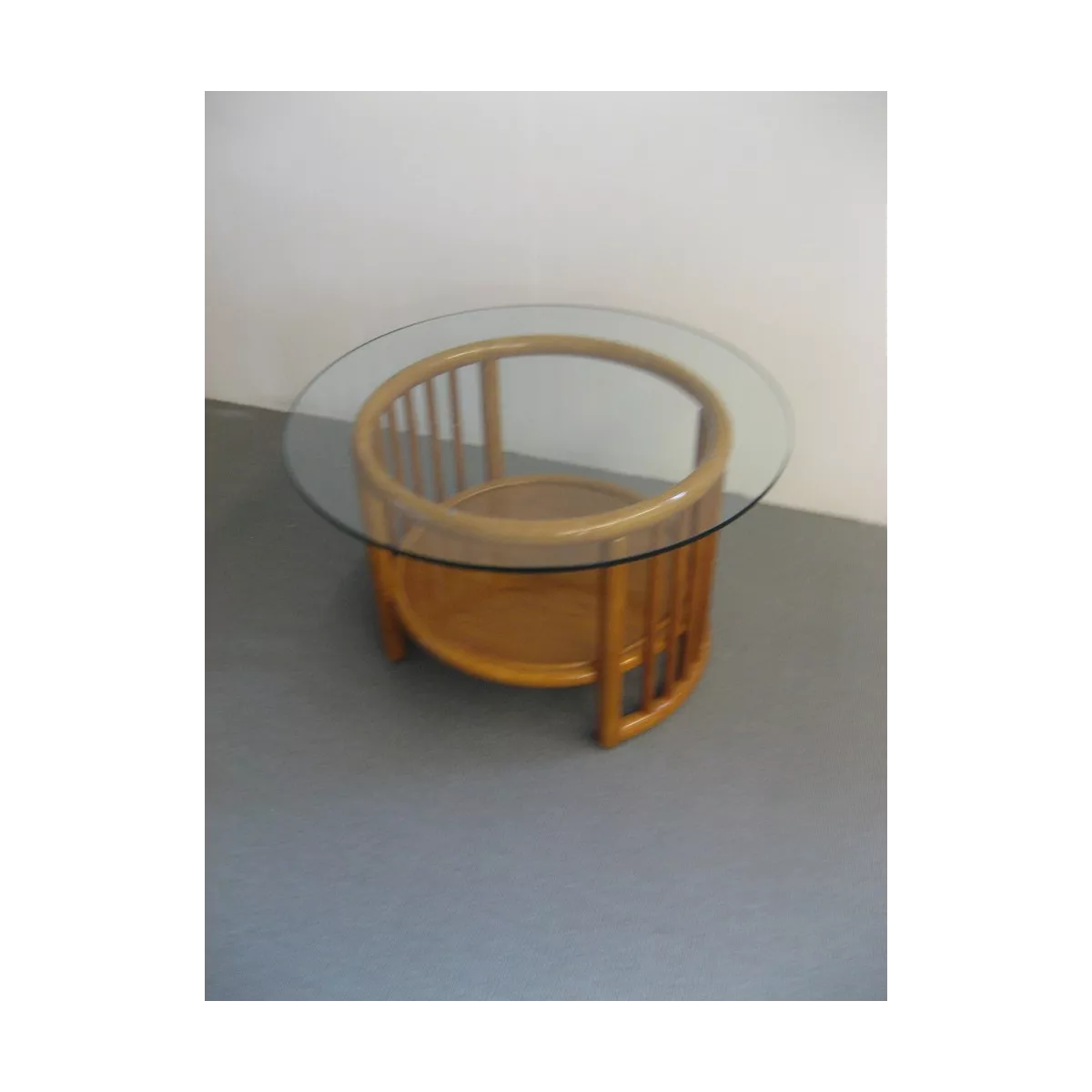 Table Basse Denvers Ronde Cannelle