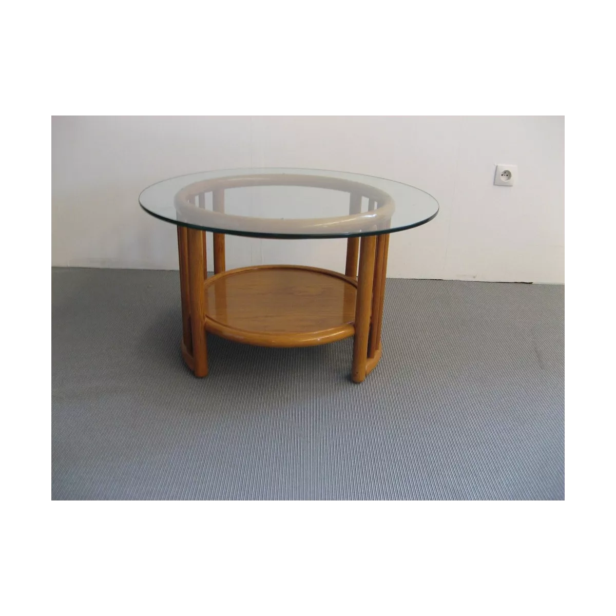 Table Basse Denvers Ronde Cannelle