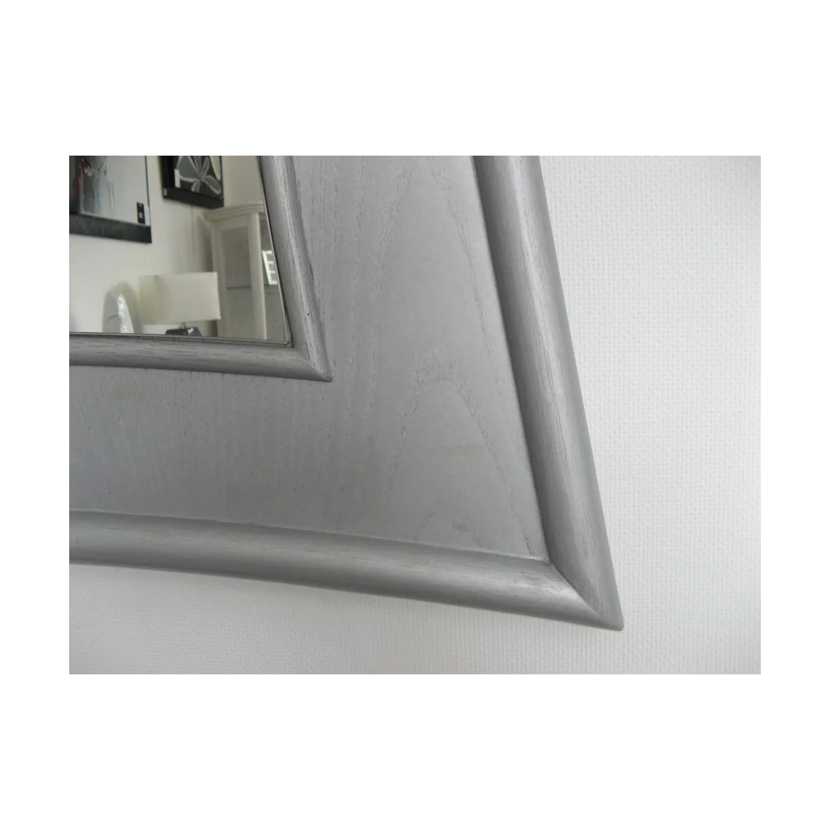 Miroir Rotin Tortola 94x114 Argent
