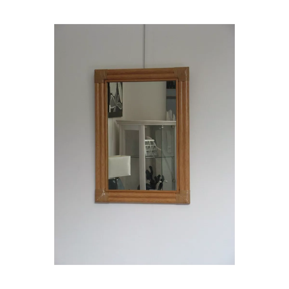 Miroir Rotin Caracas 52x72 Trigo