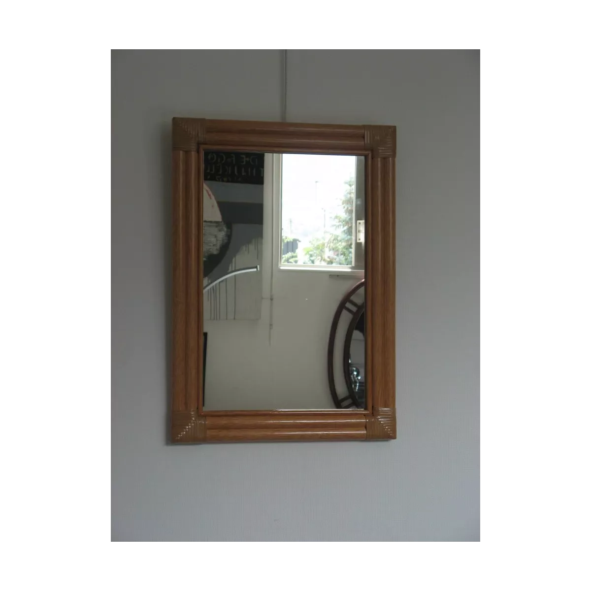 Miroir Rotin Caracas 52x72 Trigo