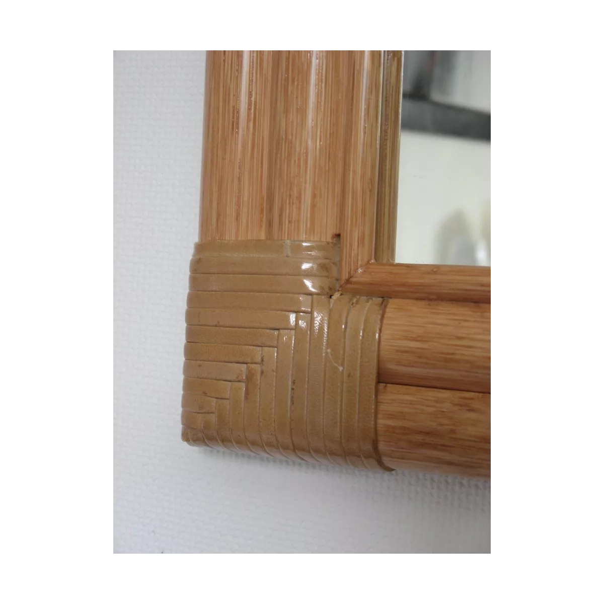 Miroir Rotin Caracas 52x72 Trigo