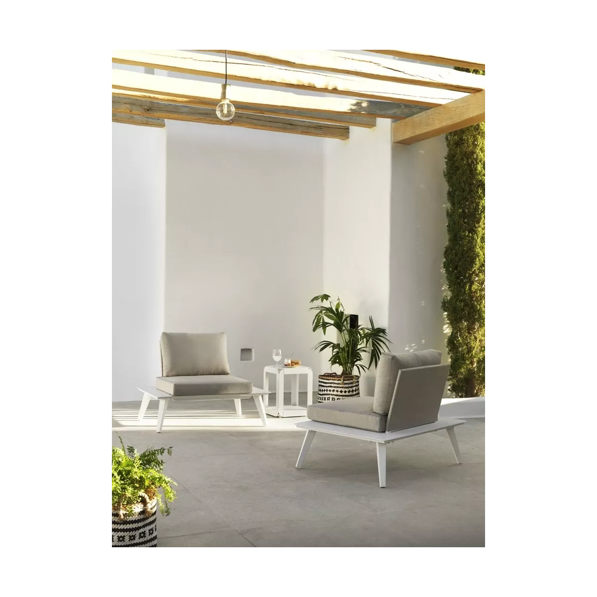 Fauteuil Flat Aluminium
