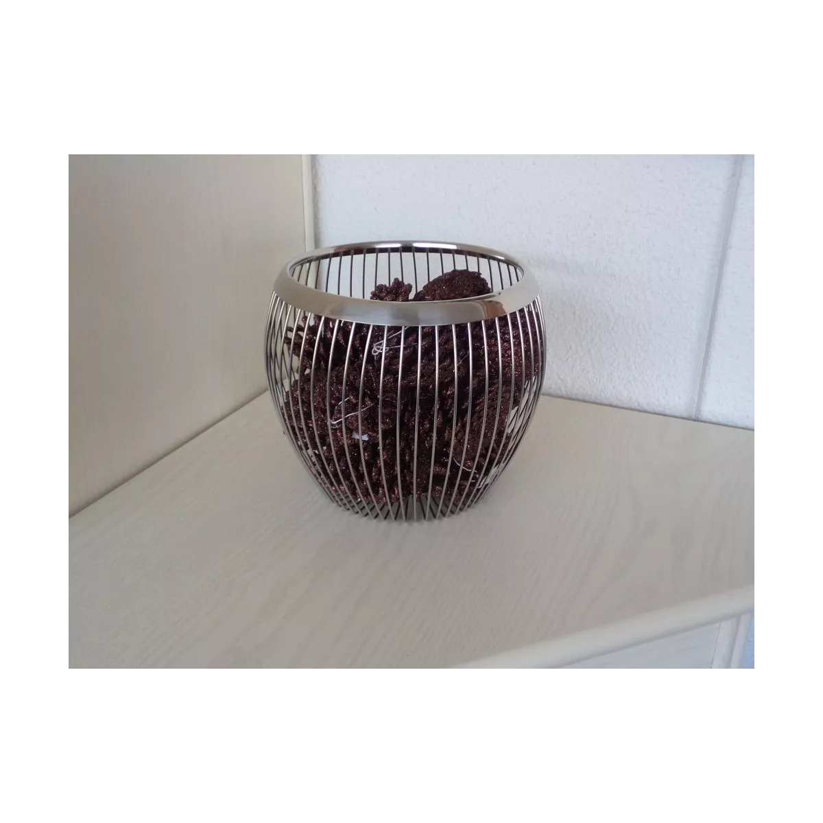 Corbeille à Fruit en Inox 25x21
