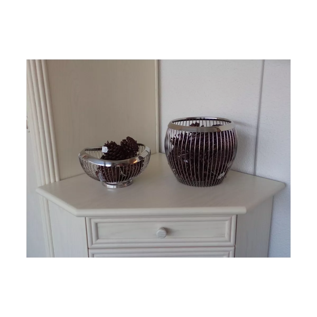Corbeille à Fruit en Inox 25x21