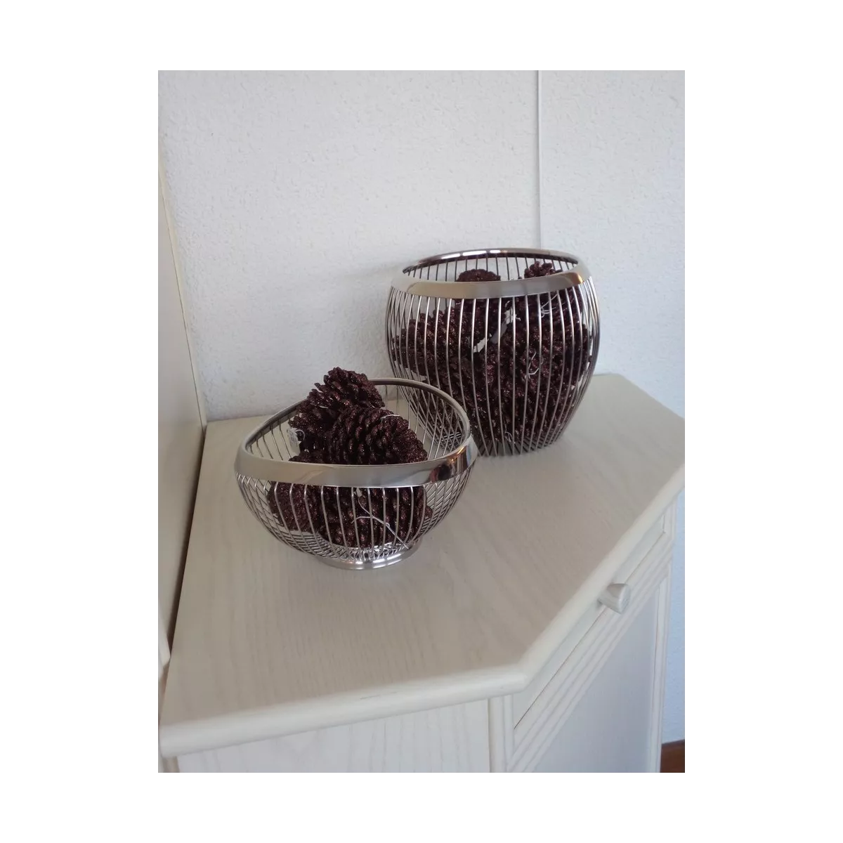 Corbeille à Fruit Inox 25x13