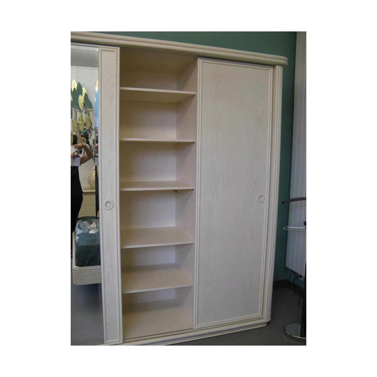Armoire Tortola 3 portes Coulissantes Ivoire