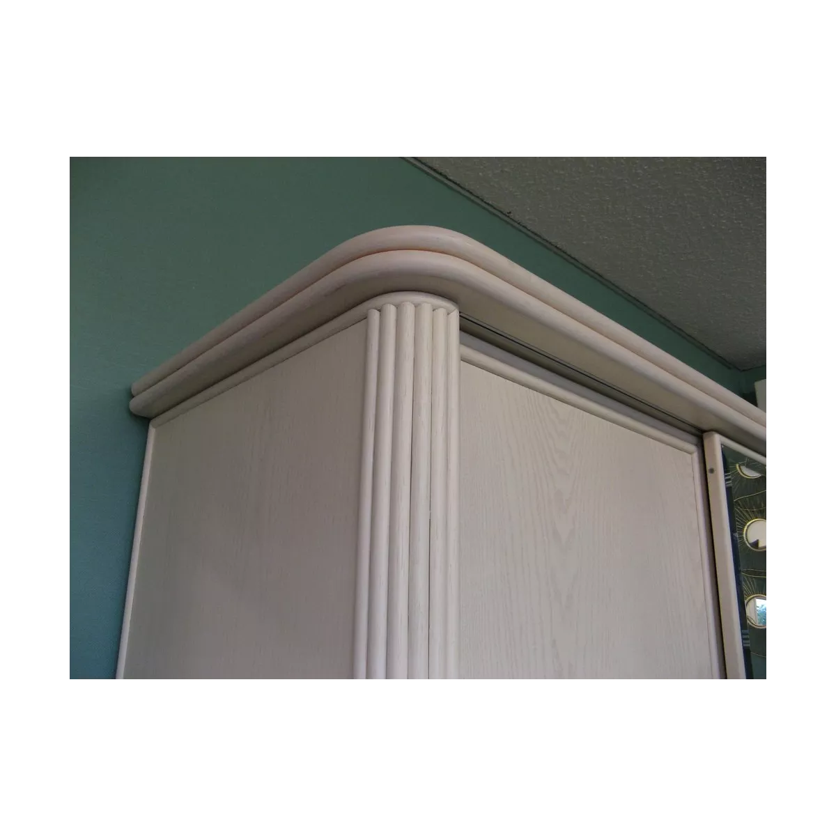 Armoire Tortola 3 portes Coulissantes Ivoire