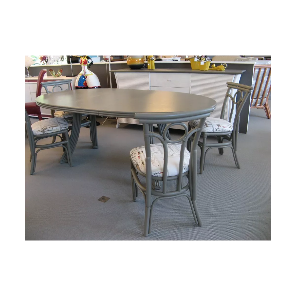Table Tortola Ovale Taupe