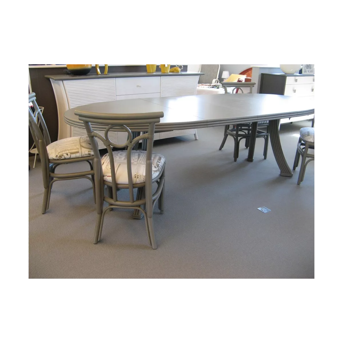 Table Tortola Ovale Taupe